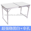 Table pliante portable et ensemble de chaise Table pliante extérieure en aluminium